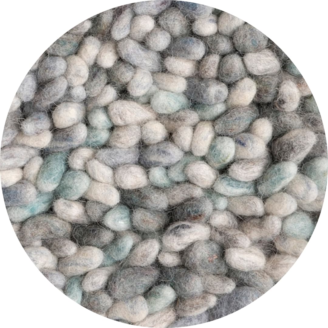 Rond vloerkleed Tatum Mint 03