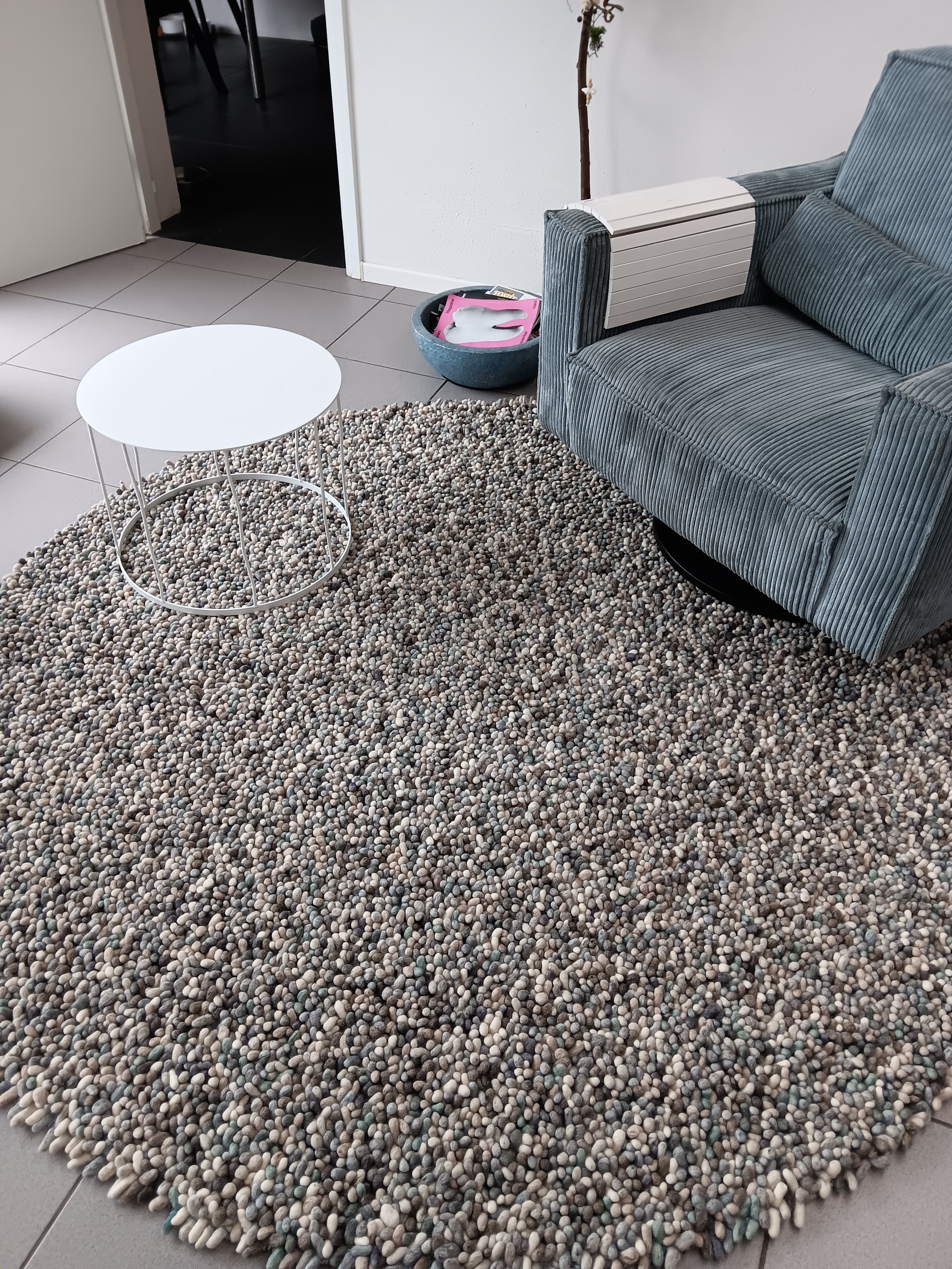 Wollen vloerkleed Tatum Ocean Mix 05