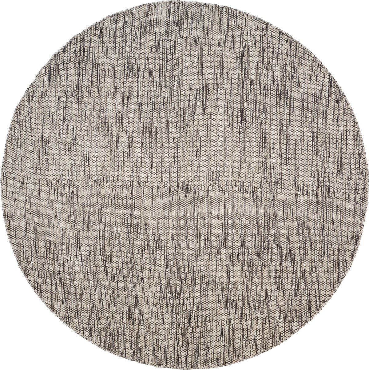 Vlak wollen vloerkleed Anna Rond Terazzo