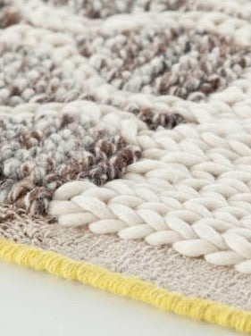 Vloerkleed Gan Mangas Space Plait Ivory V detail 1