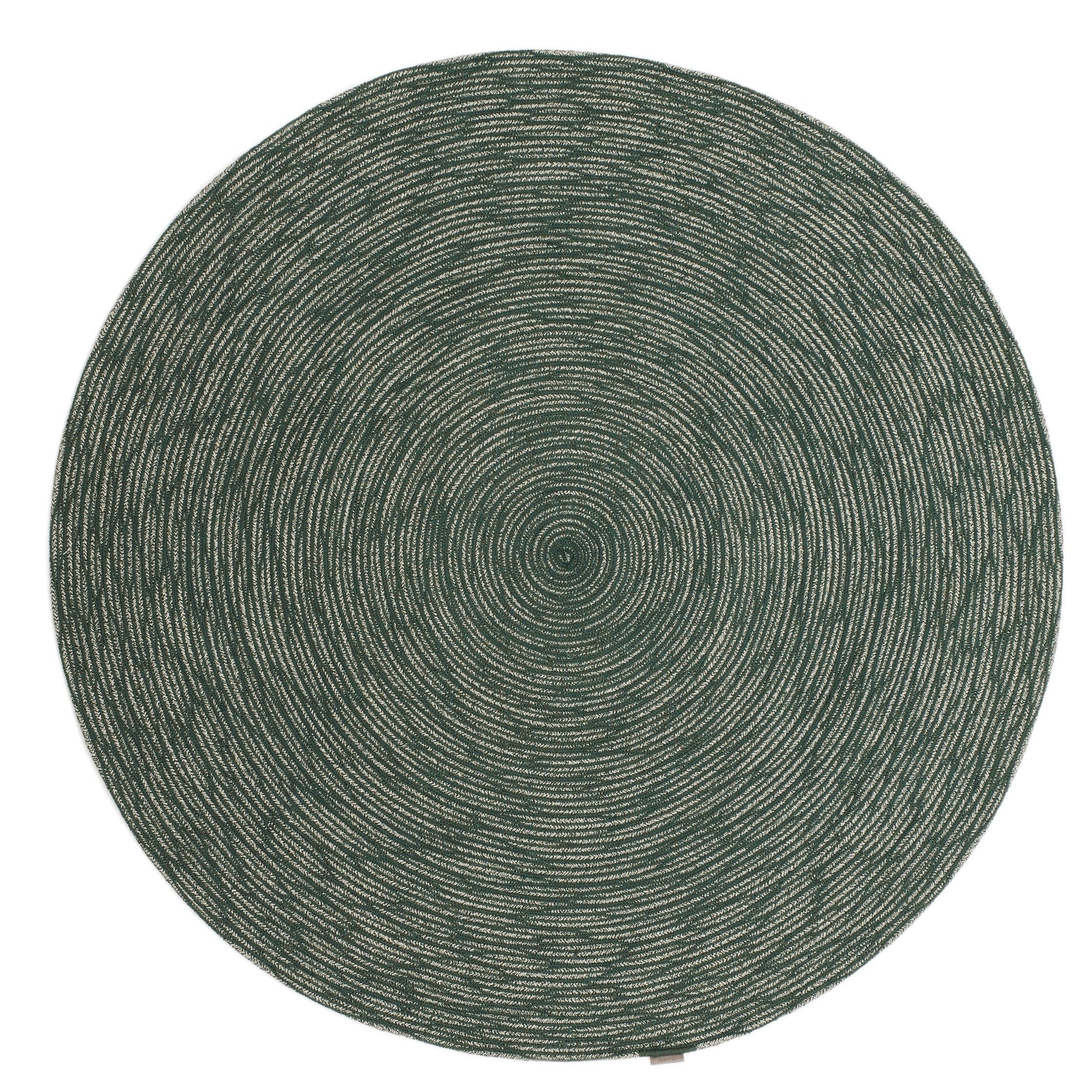 Vloerkleed Kvadrat Braid Groen Mix C0961 rond