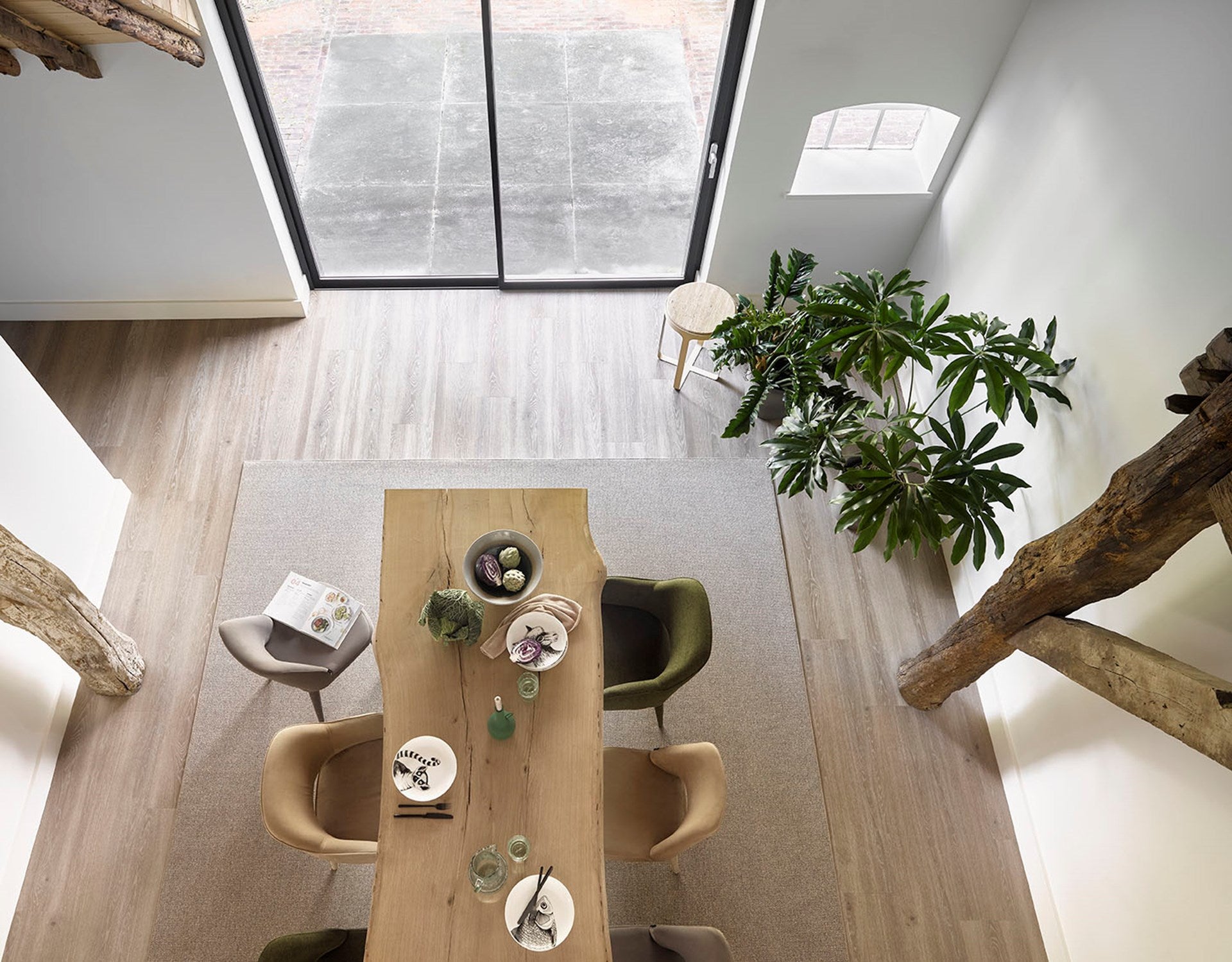 Kantoorvloerkleed Roos Zand 054