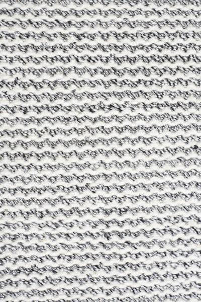 Wollen Vloerkleed Fenne Gebroken wit Grijs Detail 2