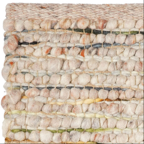 Wollen vloerkleed Greet Beige 02 detail