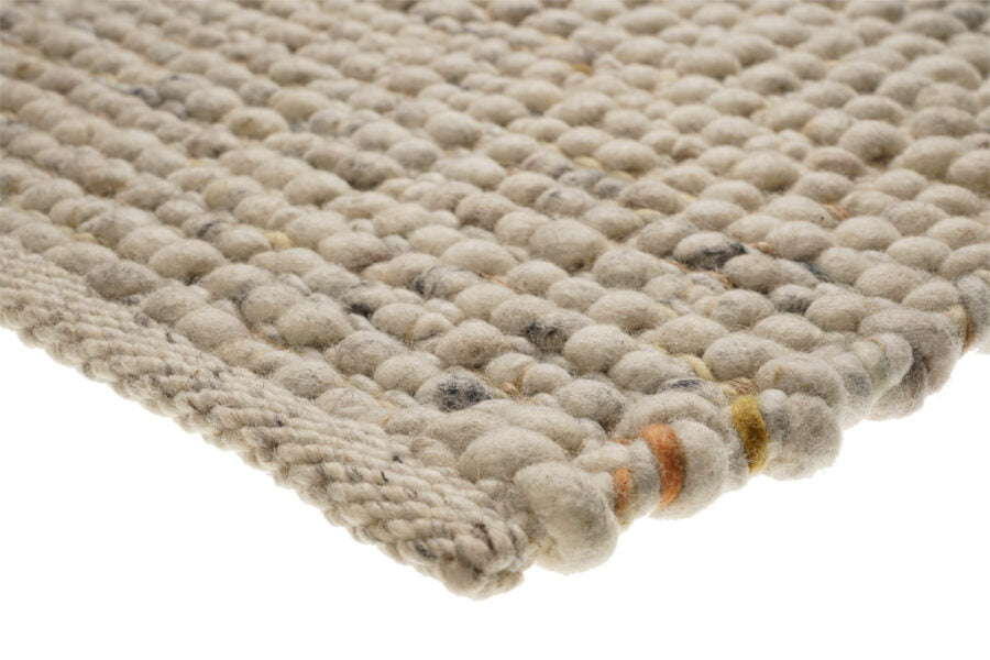 Wollen vloerkleed Greet Offwhite 01 closeup