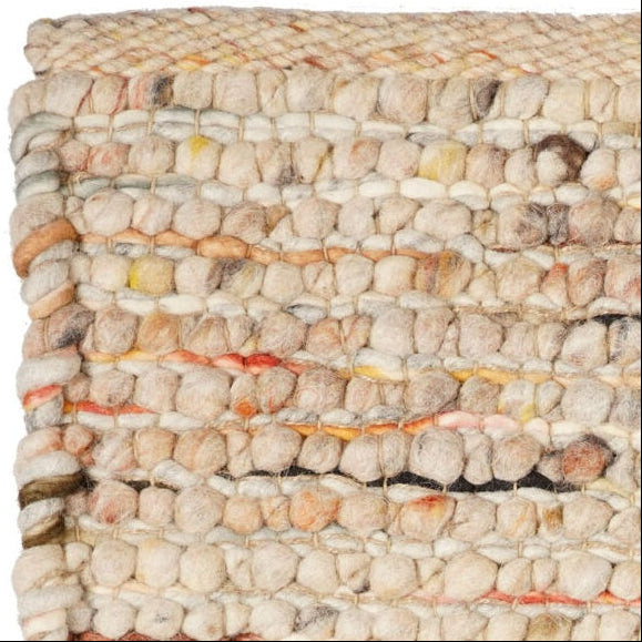 Wollen vloerkleed Greet Poeder 04 detail