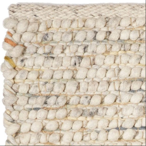 Wollen vloerkleed Greet offwhite 01 detail