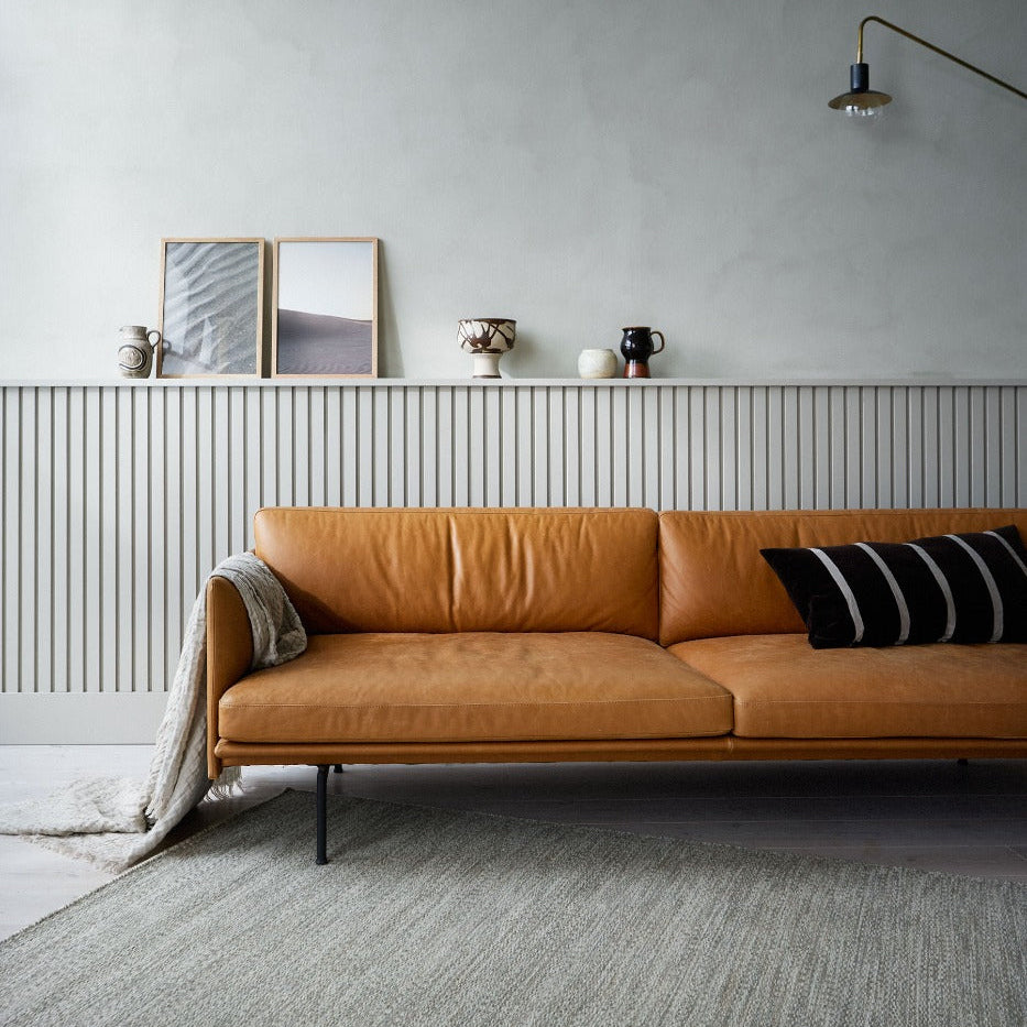 Wollen vloerkleed hip Gise Beige Grijs Interieur 2