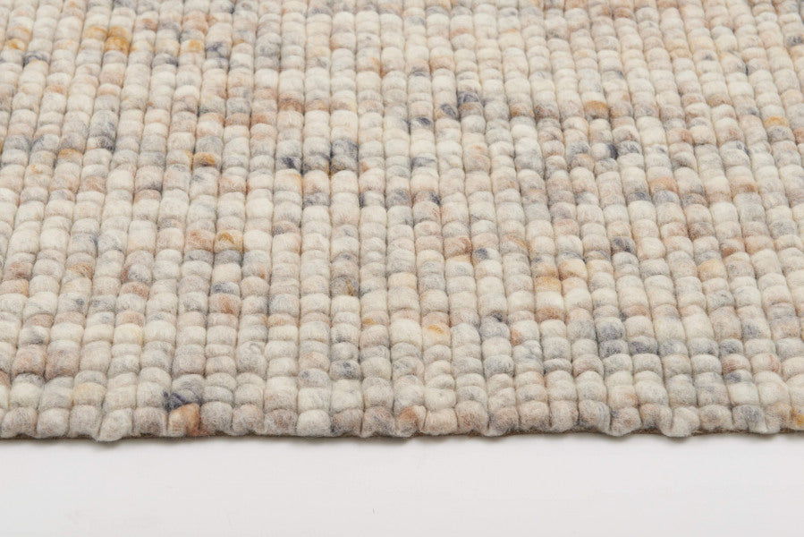 Wollen vloerkleed vlak geknoopt Keet Natural Beige mix 16