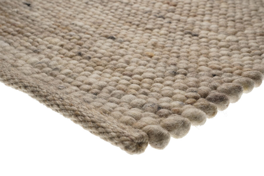 Wollen vloerkleed Celia Greige 02 closeup
