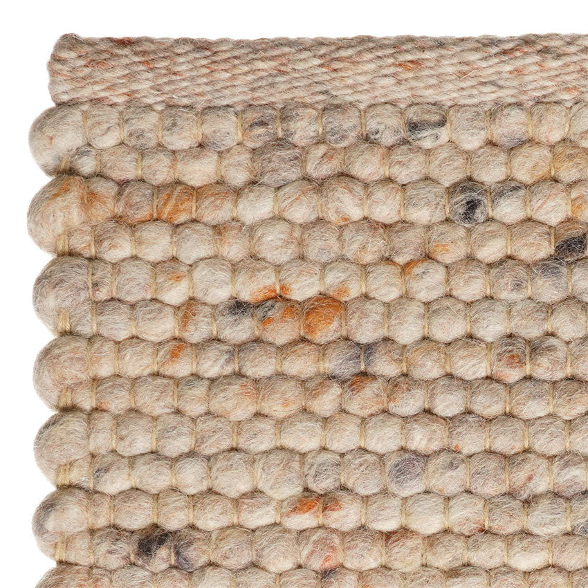 Wollen vloerkleed Celia Poeder 04 detail