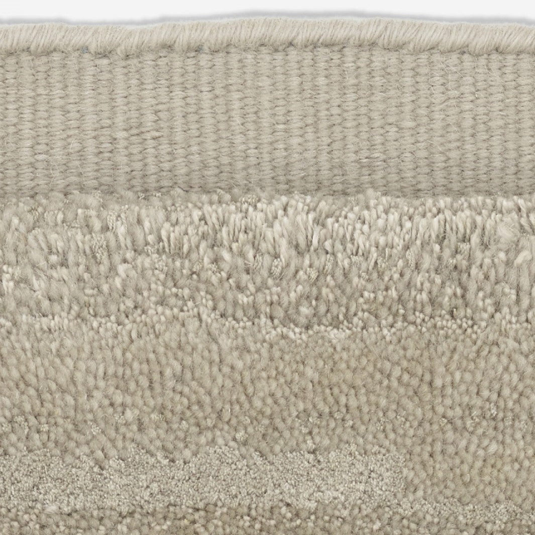 Kvadrat vloerkleed Cascade Donker Beige c0007