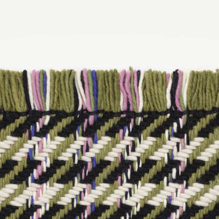 Kvadrat vloerkleed Dashes Groen Roze C0931; Kvadrat vloerkleed Dashes Groen Roze C0931