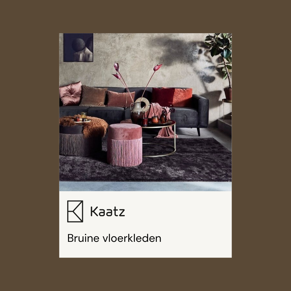 Bruine vloerkleden van Kaatz