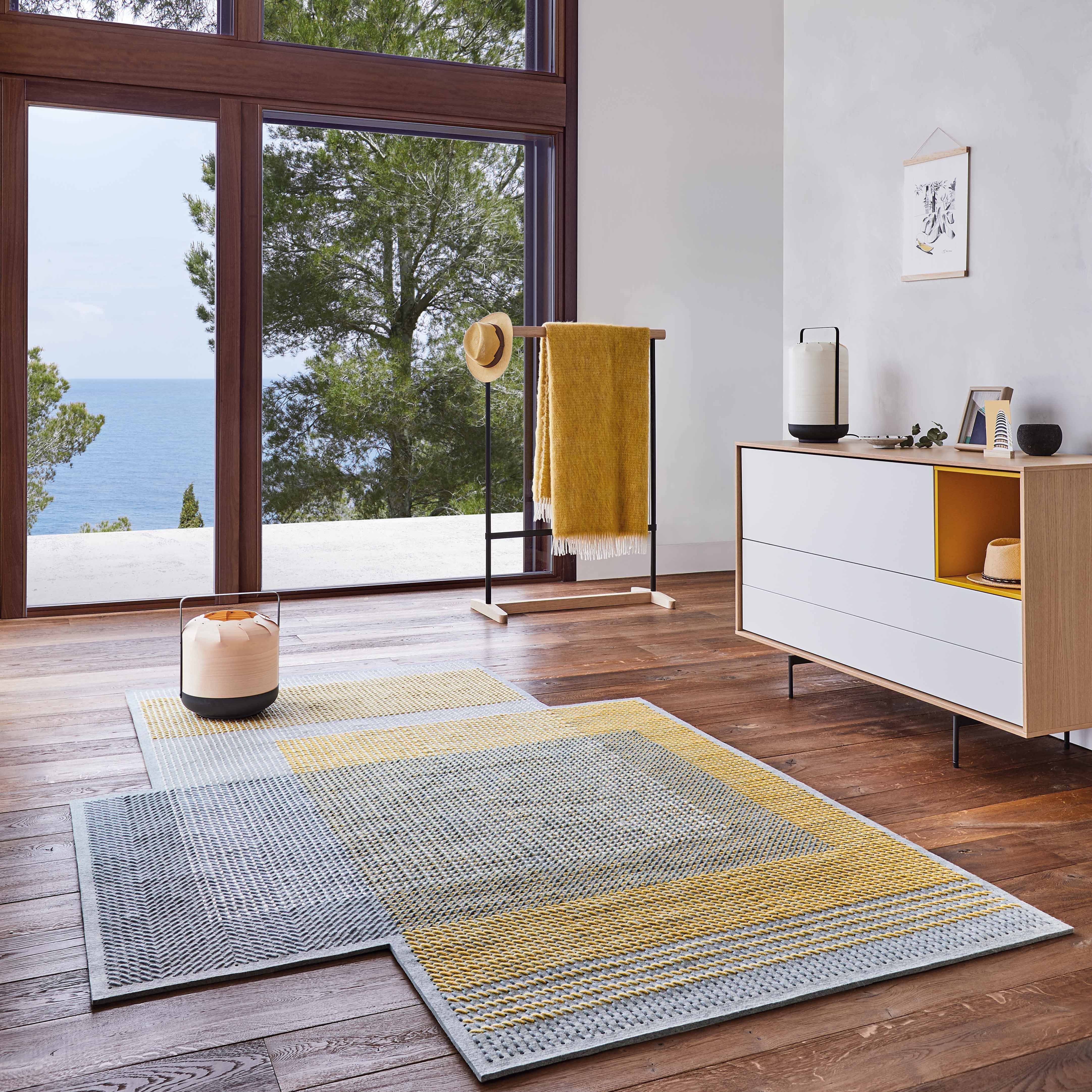 Design vloerkleed Gan Rugs Canevas Geo