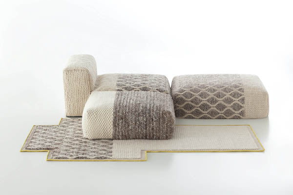 Design vloerkleed Gan Rugs Mangas Space Rhombus