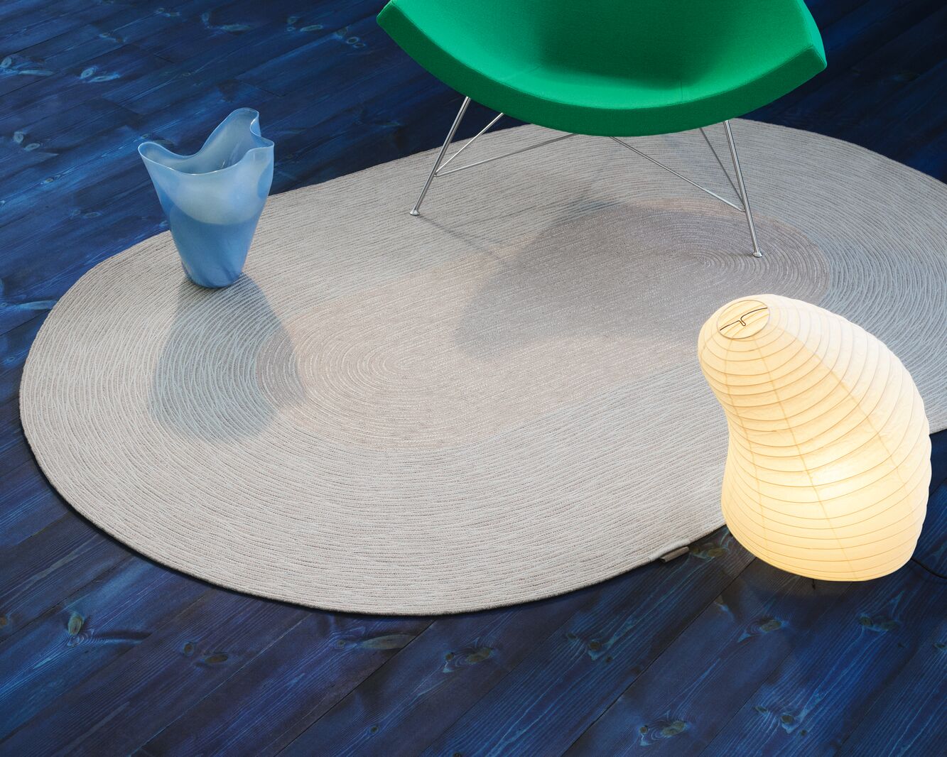 Design vloerkleed Kvadrat Braid Rise