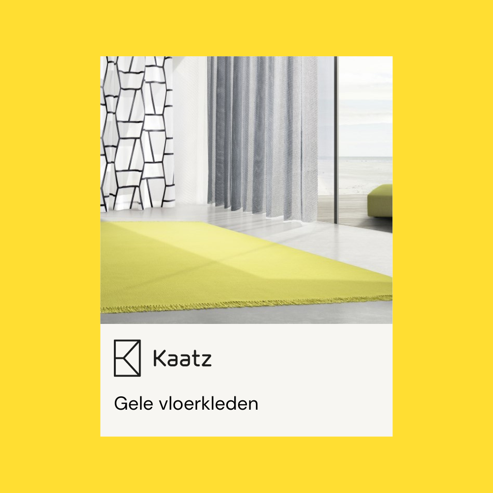 Gele vloerkleden van Kaatz