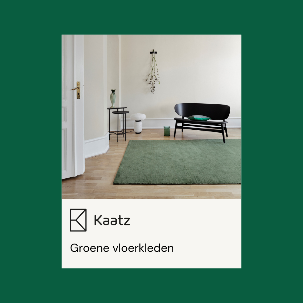 Groene vloerkleden van Kaatz