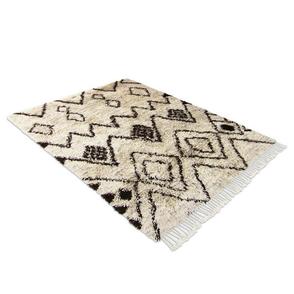 Berber vloerkleed hoogpolig Beni Ouarain Design 4; Berber vloerkleed hoogpolig Beni Ouarain Design 4; Berber vloerkleed hoogpolig Beni Ouarain Design 4