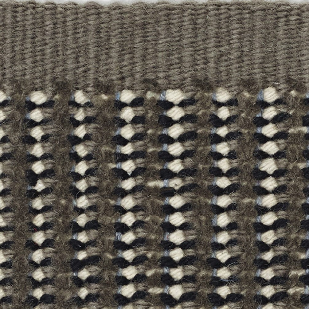 Vloerkleed Kvadrat Kanon Pattern Plow Bruin Grijs C0026
