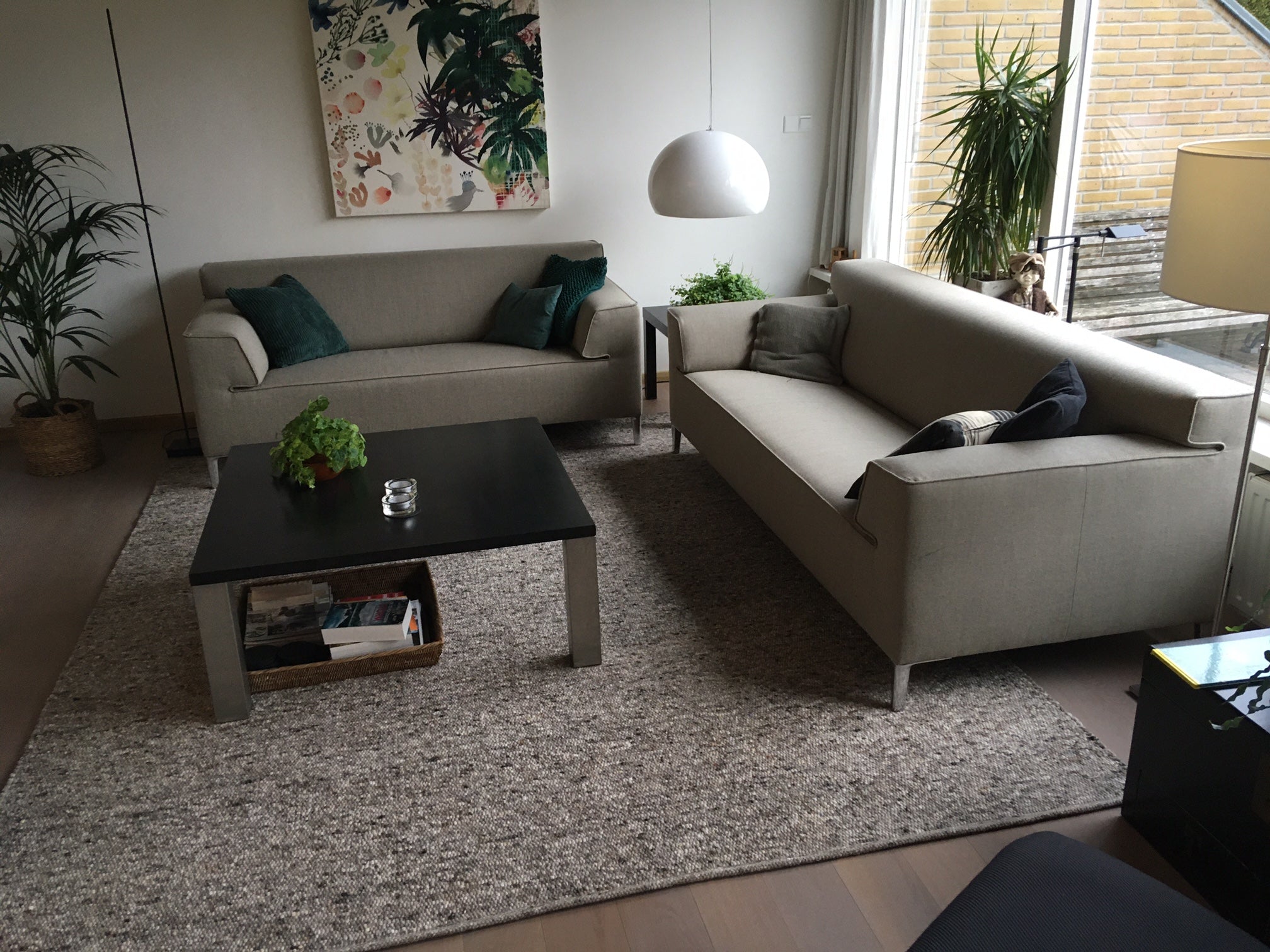 Wollen vloerkleed handgeweven Nanda Grijs Mix 03; Wollen vloerkleed handgeweven Nanda Grijs Mix 03; Wollen vloerkleed handgeweven Nanda Grijs Mix 03; Wollen vloerkleed handgeweven Nanda Grijs Mix 03