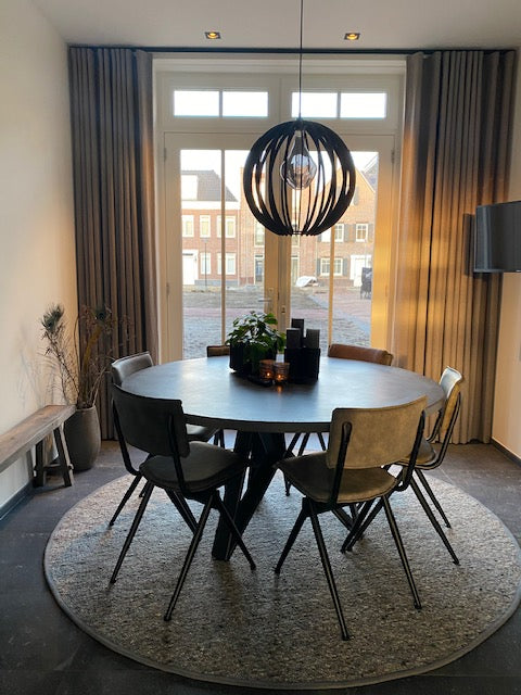 Wollen vloerkleed handgeweven Nanda Donkergrijs 04; Wollen vloerkleed handgeweven Nanda Donkergrijs 04; Wollen vloerkleed handgeweven Nanda Donkergrijs 04; Wollen vloerkleed handgeweven Nanda Donkergrijs 04