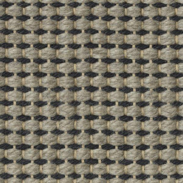Design Vloerkleed Woodnotes Minore White - Black Natural Beige 17153030