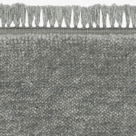 Kvadrat vloerkleed Harvest Coloured Fringes Warm Grijs c3333