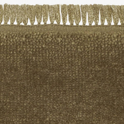 Kvadrat vloerkleed Harvest Coloured Fringes Bruin c3636