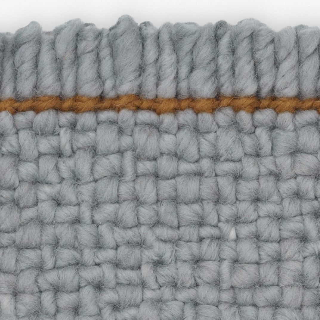 Kvadrat vloerkleed Bold Block Blauw Bruin C0720