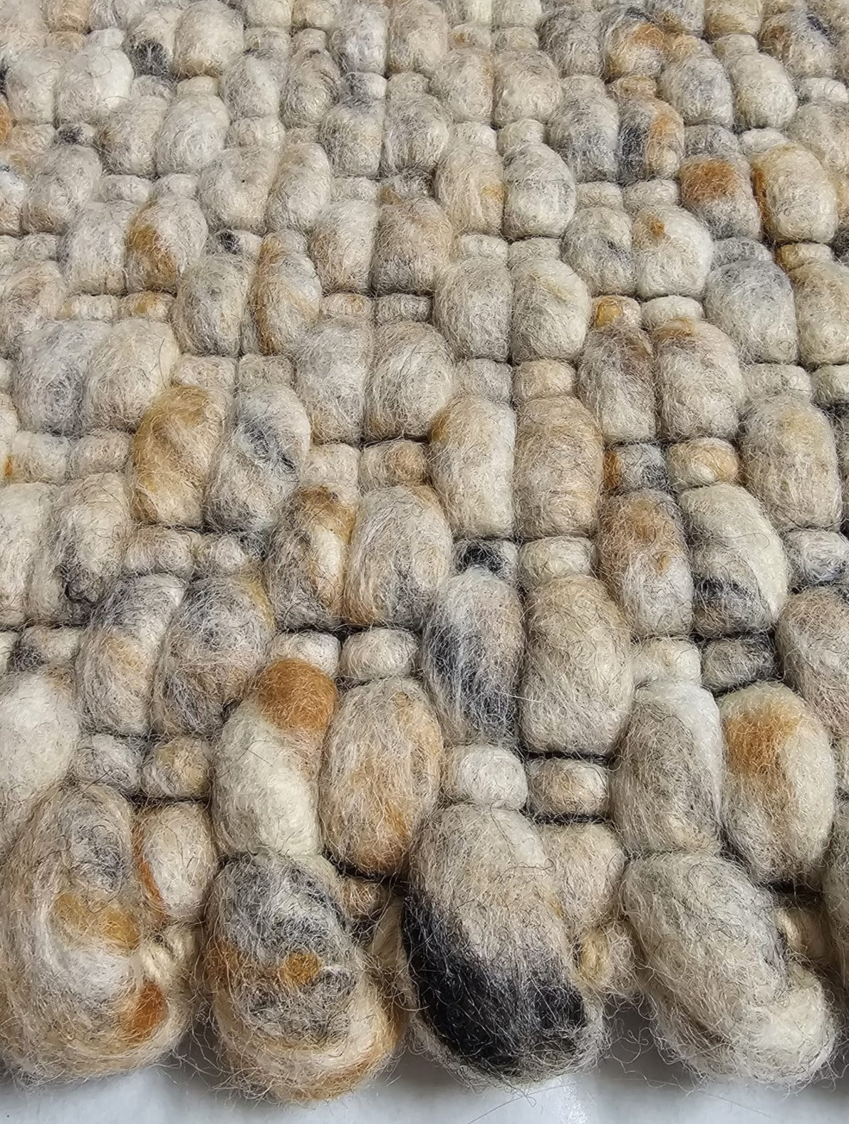 Wollen vloerkleed Imme Beige mix 03; Wollen vloerkleed Imme Beige mix 03