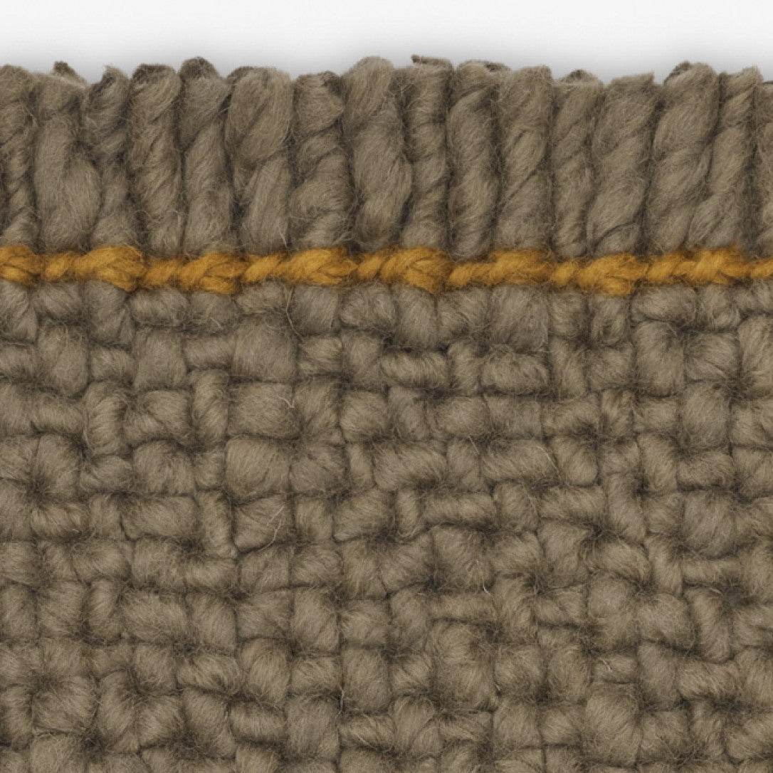 Kvadrat vloerkleed Bold Block Bruin Geel C0360