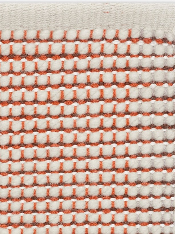 Kvadrat vloerkleed Element C0550 Wit/Rood/Lichtgrijs