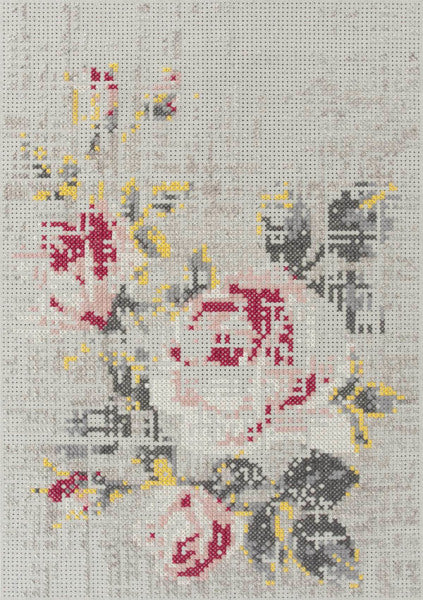 Vloerkleed Gan Rugs Canevas Flowers Natural; Vloerkleed Gan Rugs Canevas Flowers Natural