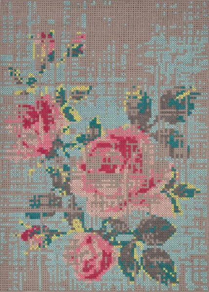 Vloerkleed Gan Rugs Canevas Flowers Color; Vloerkleed Gan Rugs Canevas Flowers Color; Vloerkleed Gan Rugs Canevas Flowers Color