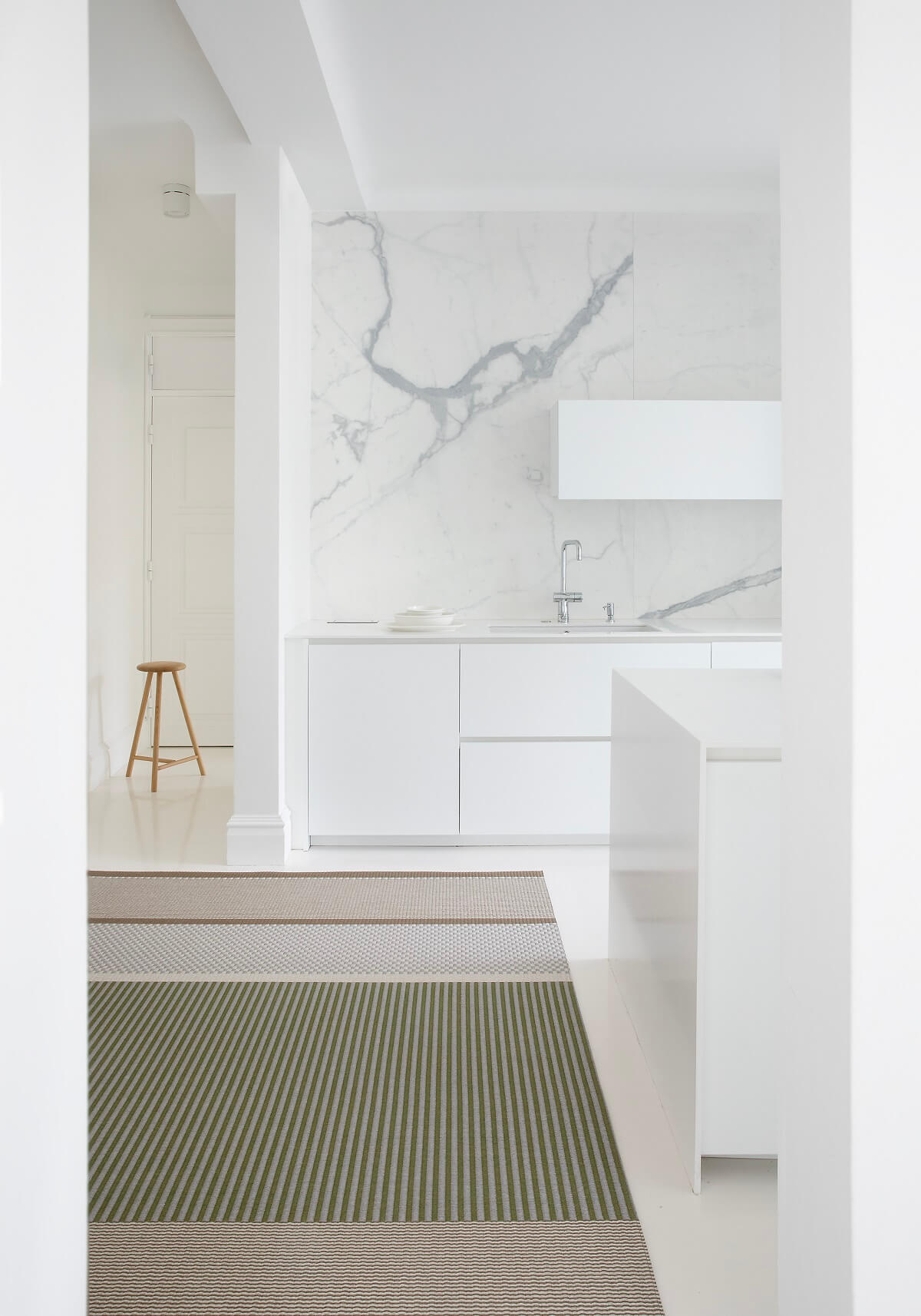 Design vloerkleed Woodnotes San Francisco Aspen Green – Stone 1432715; Design vloerkleed Woodnotes San Francisco Aspen Green – Stone 1432715; Design vloerkleed Woodnotes San Francisco Aspen Green – Stone 1432715