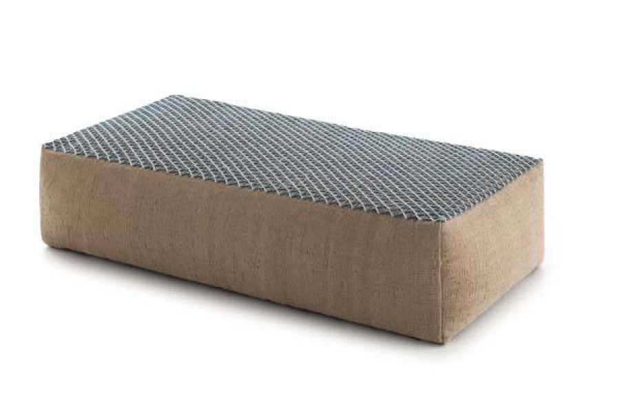 Poef met jute Gan Raw Blauw; Poef met jute Gan Raw Blauw; Poef met jute Gan Raw Blauw; Poef met jute Gan Raw Blauw; Poef met jute Gan Raw Blauw