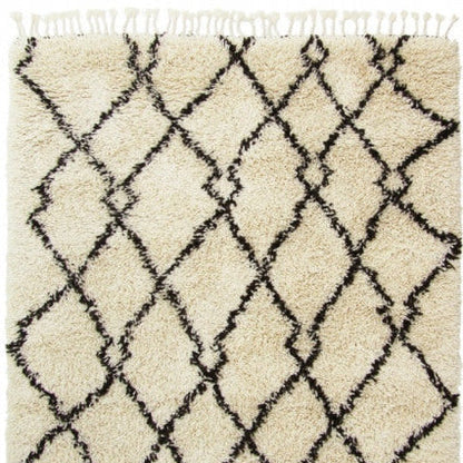 Berber vloerkleed hoogpolig Beni Ouarain Design 2 Beige; Berber vloerkleed hoogpolig Beni Ouarain Design 2 Beige; Berber vloerkleed hoogpolig Beni Ouarain Design 2 Beige