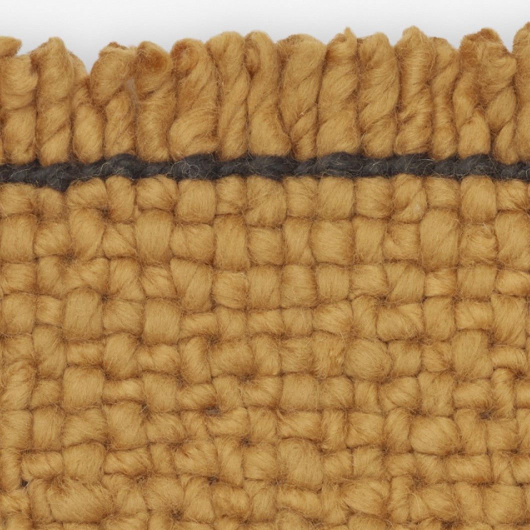 Kvadrat vloerkleed Bold Block Geel Zwart C0510