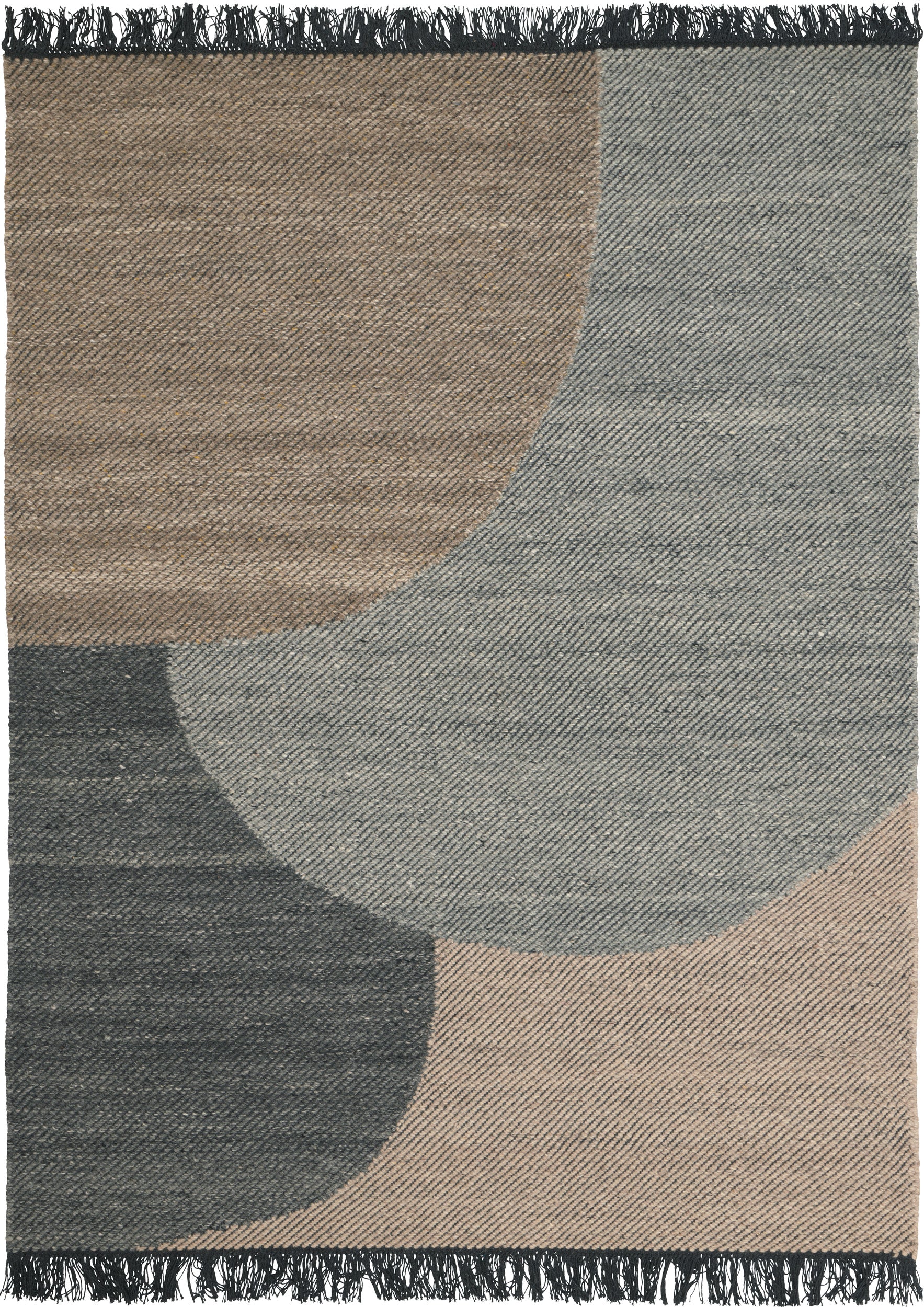 Hip grafisch vloerkleed Eef Charcoal; Hip grafisch vloerkleed Eef Charcoal