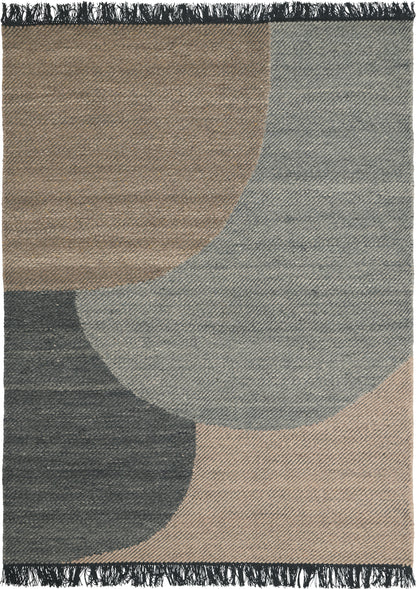 Hip grafisch vloerkleed Eef Charcoal; Hip grafisch vloerkleed Eef Charcoal