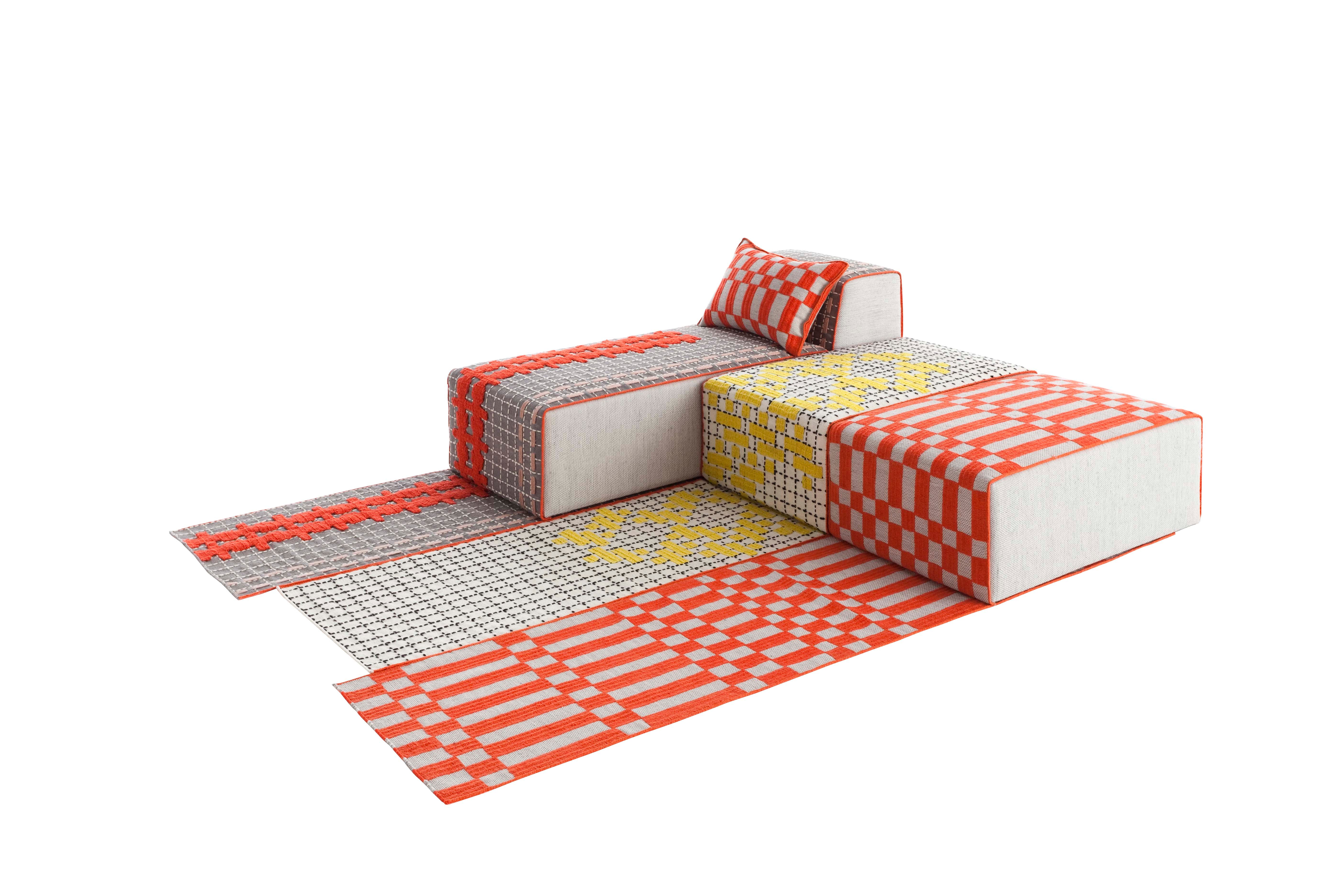 Chaiselongue Gan Rugs Bandas E Grey; Chaiselongue Gan Rugs Bandas E Grey; Chaiselongue Gan Rugs Bandas E Grey; Chaiselongue Gan Rugs Bandas E Grey