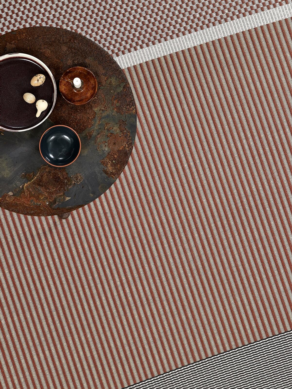 Design vloerkleed Woodnotes San Francisco Reddish Brown – Stone 1430015; Design vloerkleed Woodnotes San Francisco Reddish Brown – Stone 1430015; Design vloerkleed Woodnotes San Francisco Reddish Brown – Stone 1430015