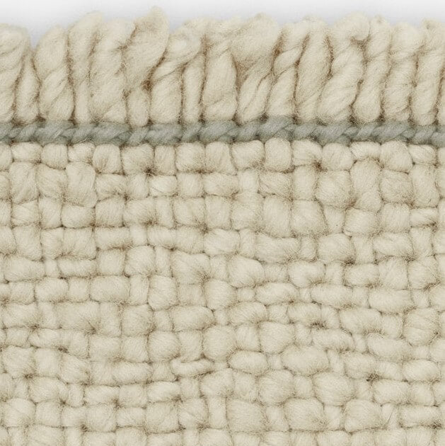 Kvadrat vloerkleed Bold Block in stock Wit Grijs 0110