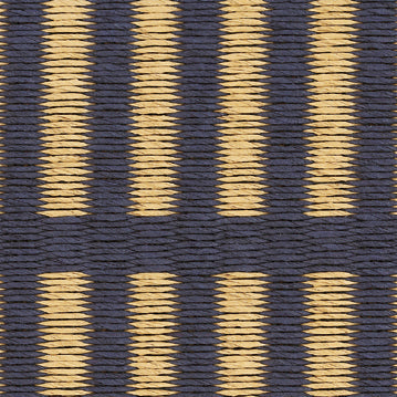Design vloerkleed Woodnotes New York Dark Blue - Natural 11845