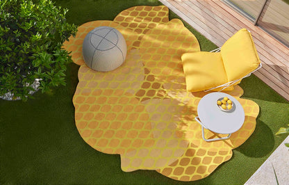 Buitenkleed Gan Rugs Citrus Lemon interieur