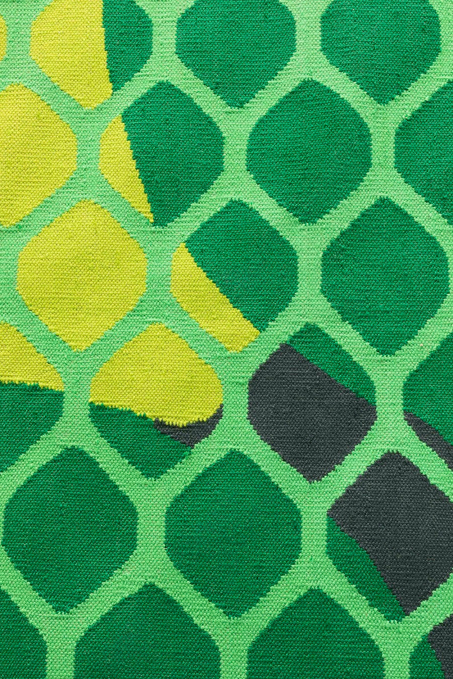 Buitenkleed Gan Rugs Citrus Lime closeup