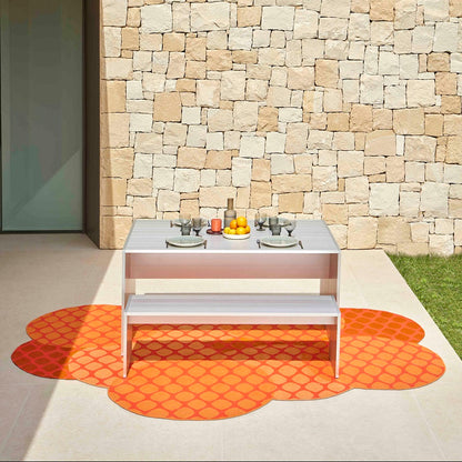 Buitenkleed Gan Rugs Citrus Orange interieur
