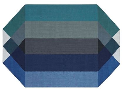 Buitenvloerkleed Gan Rugs Diamond Blue Green